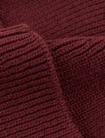 Burgundy Logo Knit Beanie