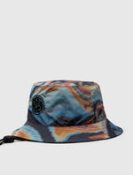 Blue Sundown Print Hat