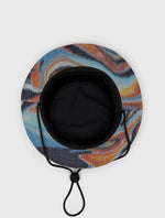 Blue Sundown Print Hat