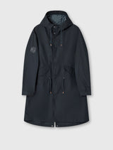 Black Walker Oversized Parka