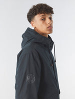 Black Walker Oversized Parka