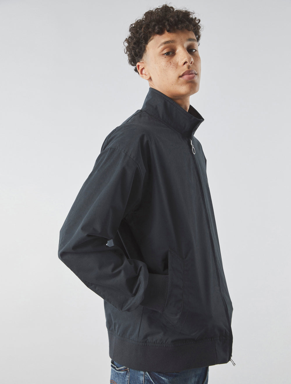 Black Walker Harrington