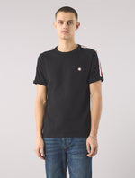 Black Tilby Tape T-shirt