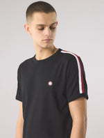 Black Tilby Tape T-shirt