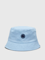 Light Blue Tonal Paisley Reversible Bucket Hat