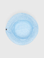 Light Blue Tonal Paisley Reversible Bucket Hat