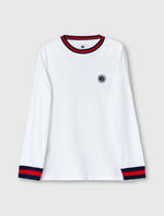 White Pearce Long Sleeve T-shirt