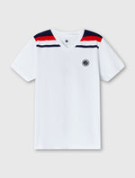 White Keeygan V Neck