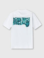 White Born Trippy Oversized T-shirt