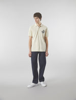Stone Bay Paisley Embroidered Polo