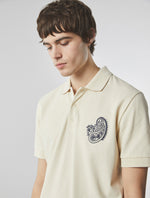 Stone Bay Paisley Embroidered Polo