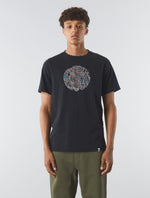Black Wonderwall Paisley Logo T-shirt