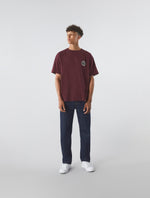Burgundy Speaker Oversized T-shirt