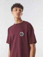 Burgundy Speaker Oversized T-shirt