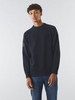 Black Mason Crew Knit