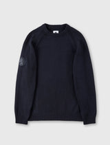 Navy Mason Crew Knit