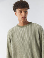 Khaki Travis Colourblock Jumper