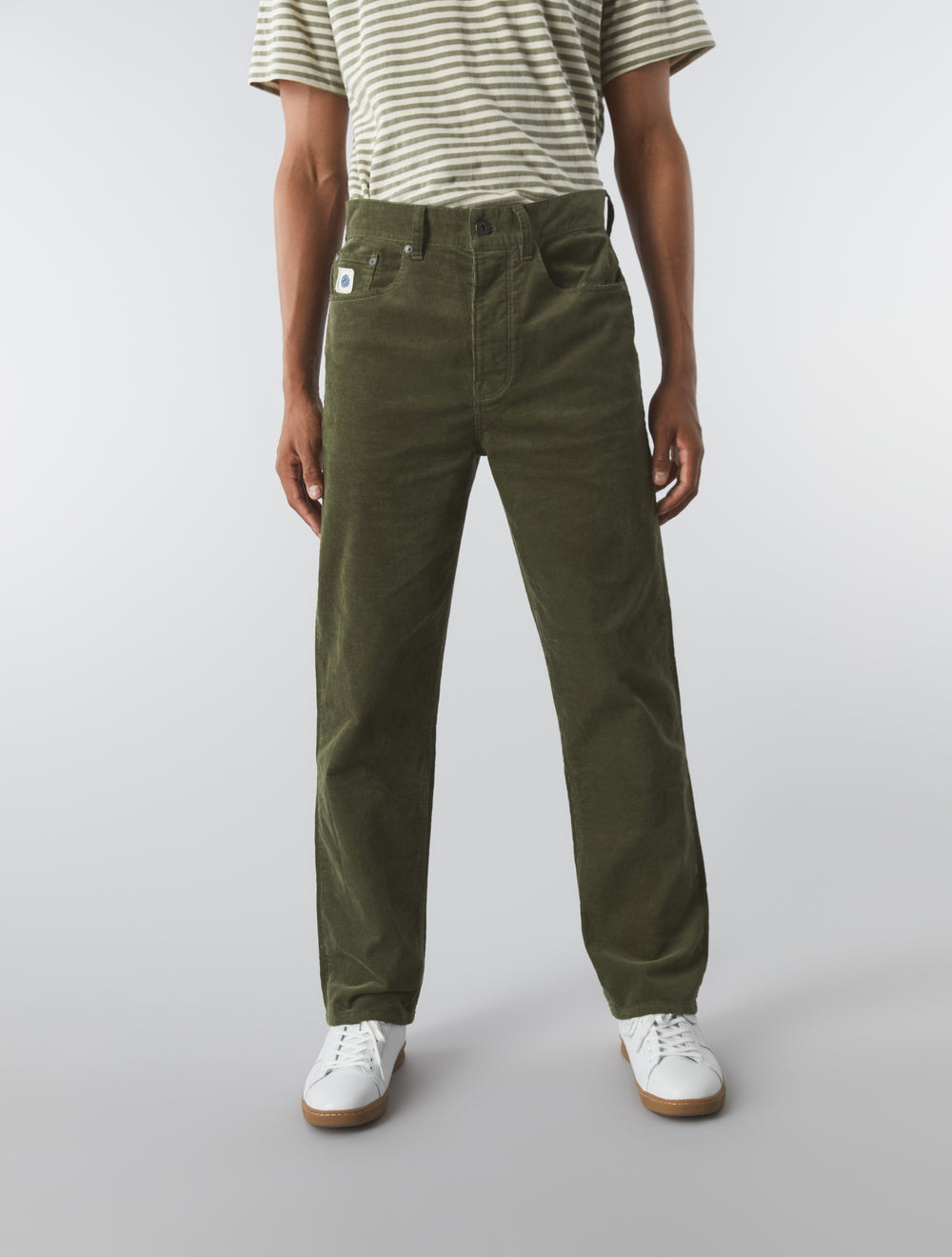 Khaki Straight Fit Cords