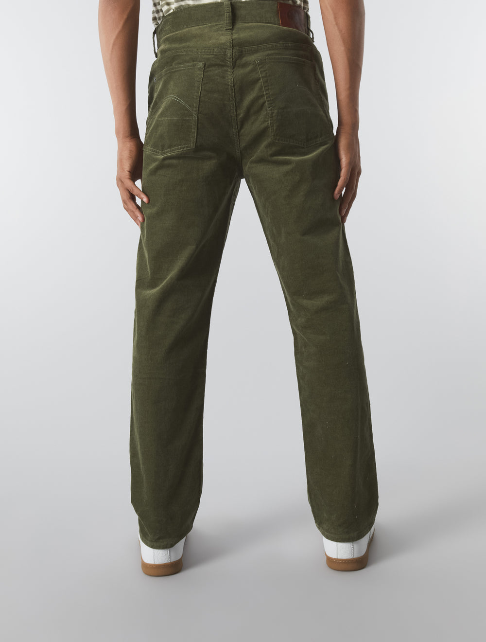 Khaki Straight Fit Cords