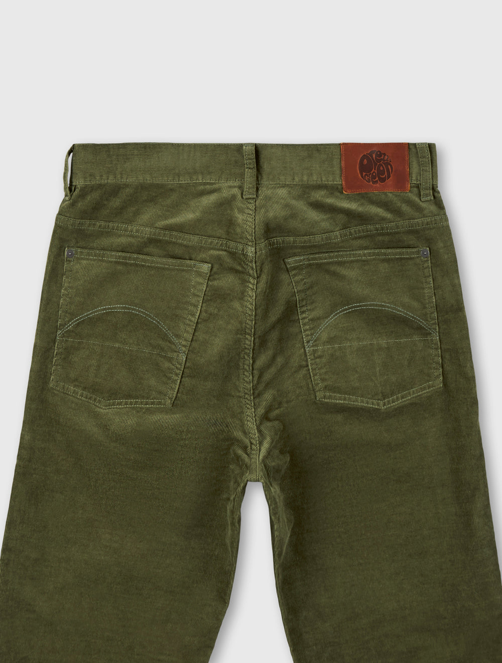 Khaki Straight Fit Cords