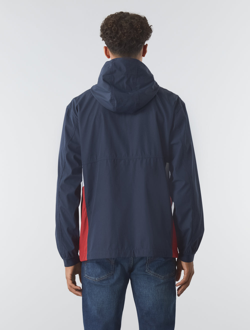Navy Travis Colourblock Jacket