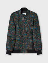 Multi Wonderwall Paisley Cord Harrington