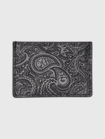 Black 15th Anniversary Debossed Leather Card Holder