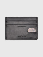 Black 15th Anniversary Debossed Leather Card Holder