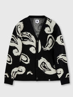 Black Supernova Paisley Cardigan