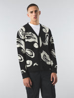 Black Supernova Paisley Cardigan
