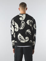 Black Supernova Paisley Cardigan