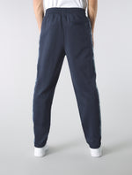 Navy Eclipse Paisley Tape Track Pants