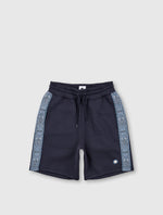 Navy Eclipse Paisley Tape Sweat Shorts