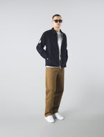 Navy Prestwich Cord Overshirt