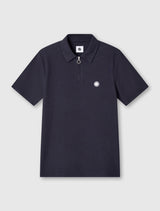 Navy Islington Zip Polo