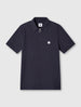 Navy Islington Zip Polo