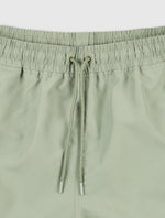 Green Aquarelle Swim Shorts