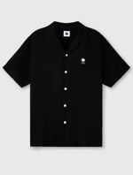 Black Islington Cuban Collar Short Sleeve Shirt