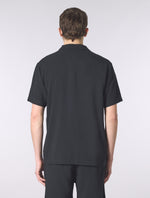 Black Islington Cuban Collar Short Sleeve Shirt