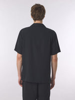 Black Islington Cuban Collar Short Sleeve Shirt