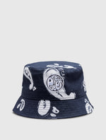 Navy Widnes Paisley Bucket Hat