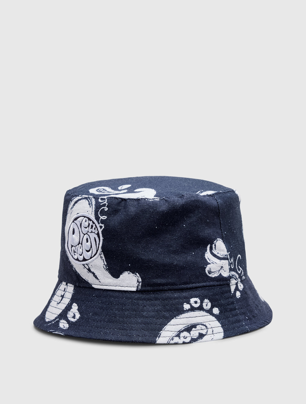 Navy Widnes Paisley Bucket Hat