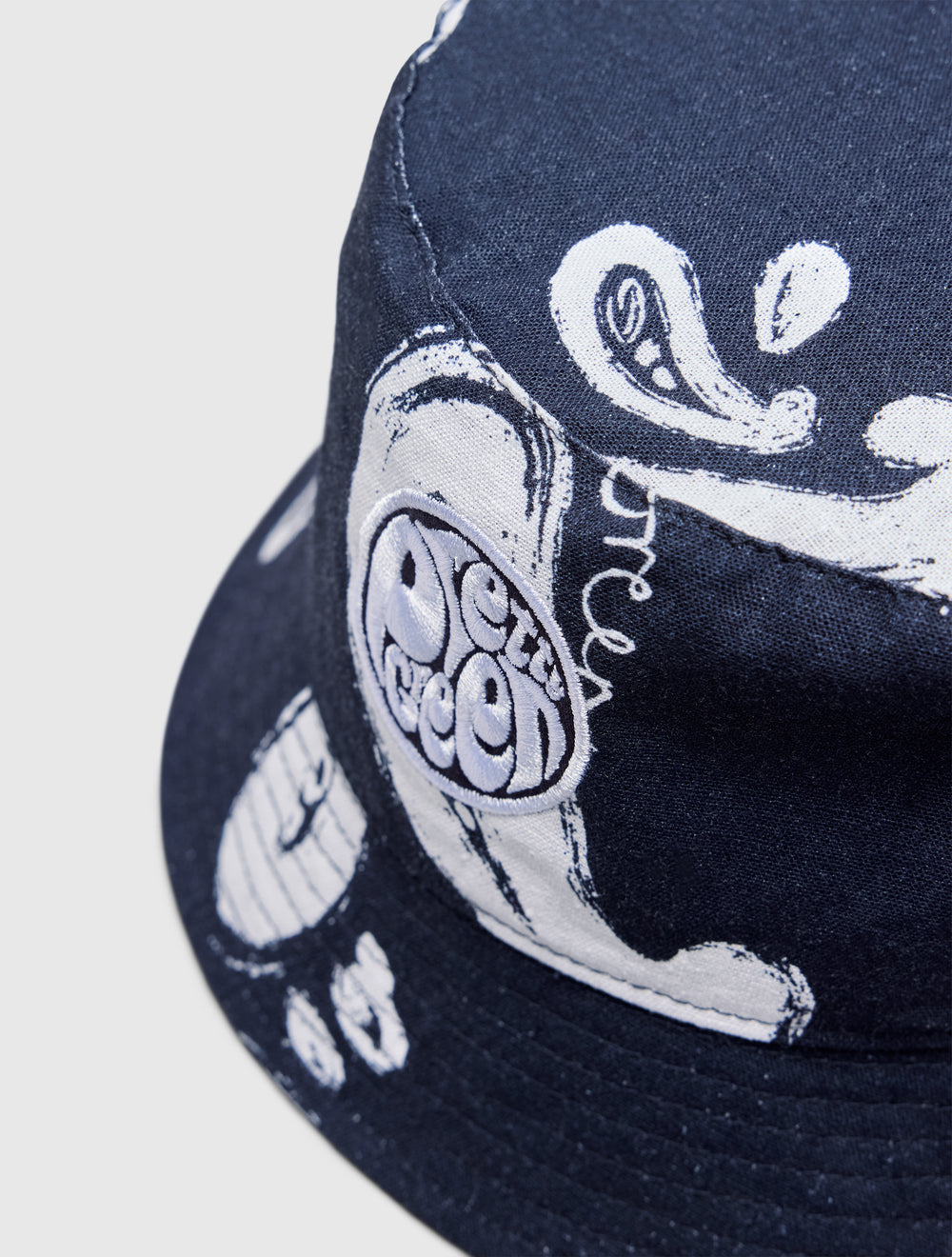 Navy Widnes Paisley Bucket Hat