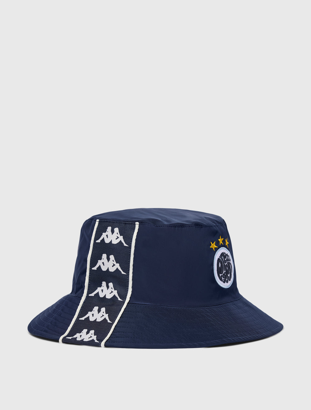 Navy Pretty Green x Kappa Maine Road Bucket Hat