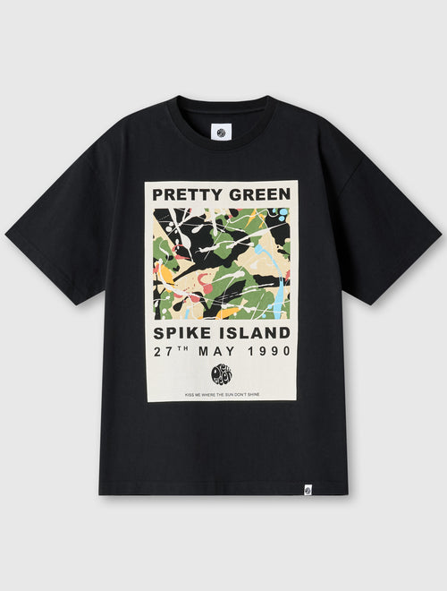 Black Spike Island T-Shirt