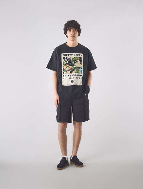 Black Spike Island T-Shirt