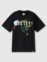 Black Convergence Graphic T-Shirt