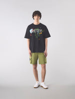 Black Convergence Graphic T-Shirt