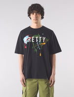 Black Convergence Graphic T-Shirt