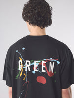 Black Convergence Graphic T-Shirt
